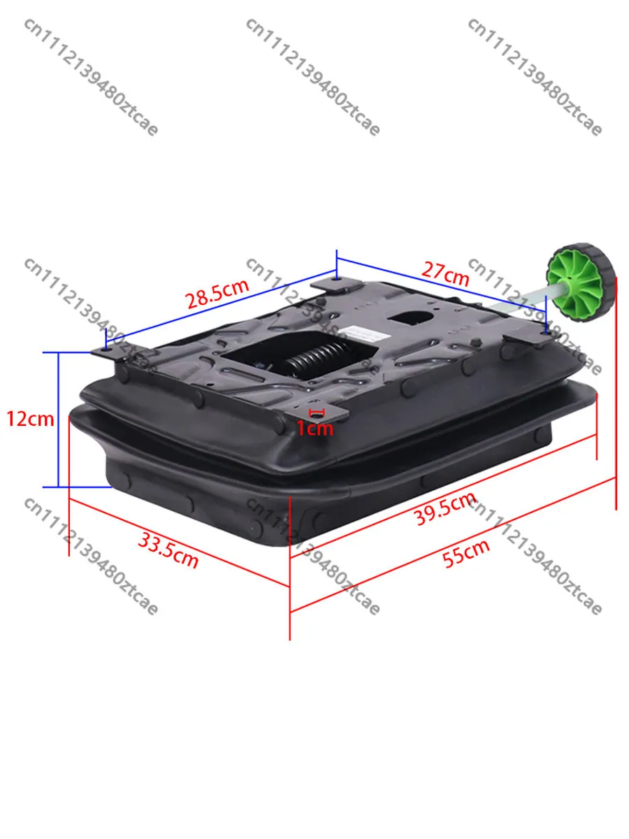 Mechanical Shock Absorbing Seat Base With Front Handle Hydraulic Spring Buffer For Truck Farm Vehicle Mod