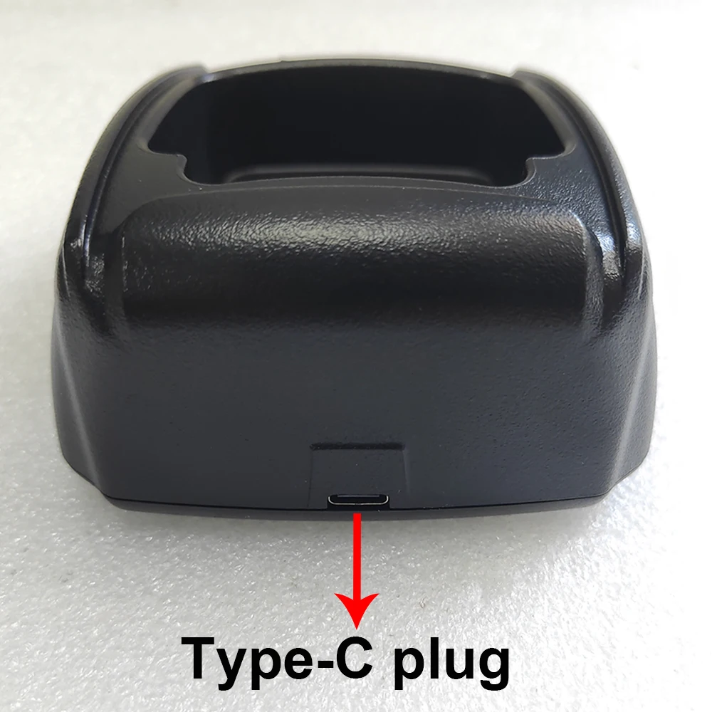 Caricabatterie per Anytone AT-D878 più AT-D868UV caricatore da tavolo Radio portatile e adattatore di alimentazione o caricatore per auto 12V