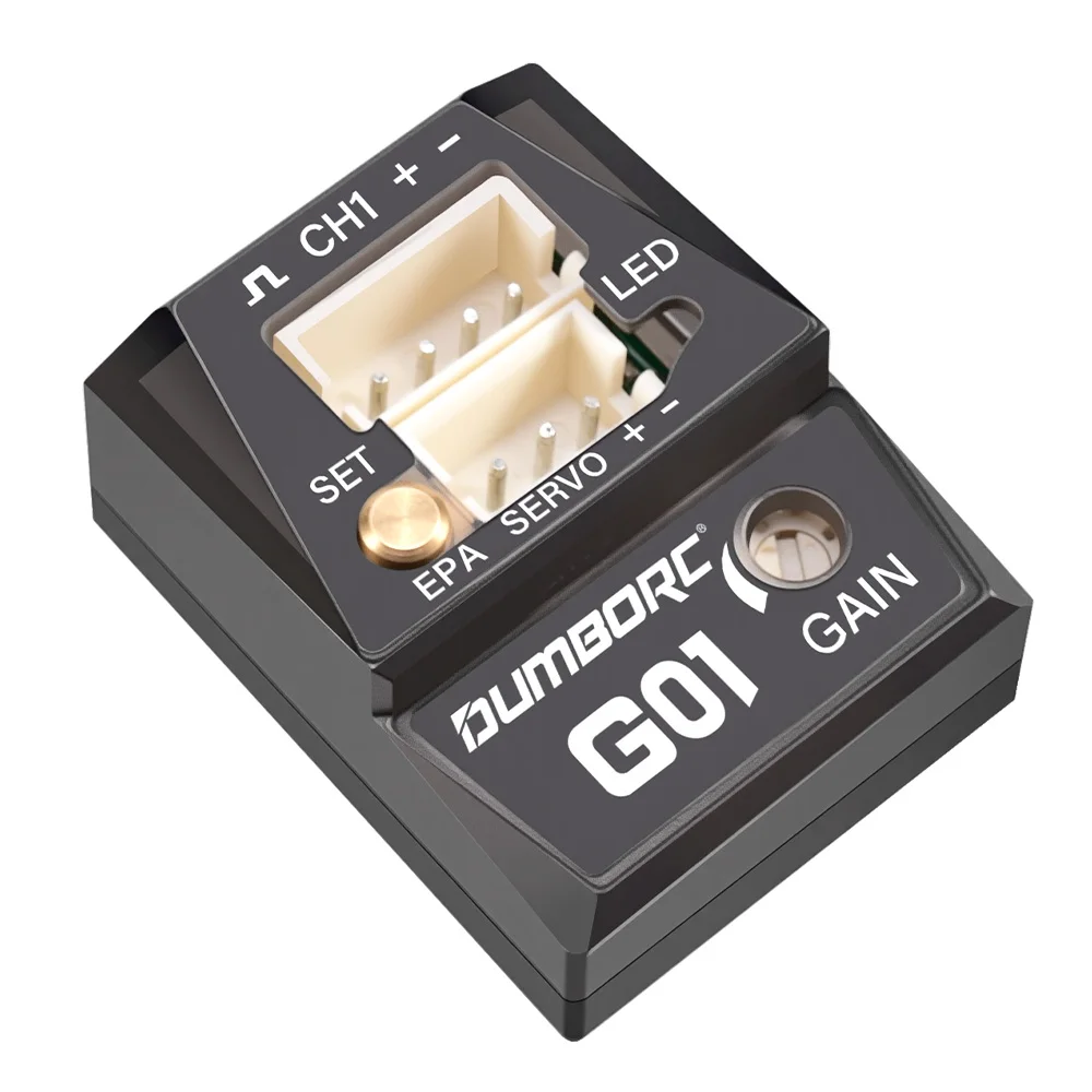 DUMBORC Mini Gyro G01 G03 Micro Lightweight Gyroscope PWM 5-10V ZH1.5mm GAIN for RC Drift Racing Car On Road Vehicle Model Part