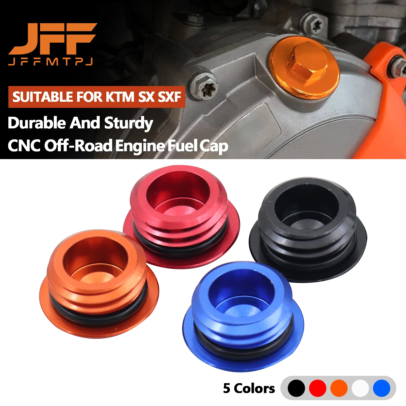 

CNC Motocross Engine Oil Filler Plug Cap Cover For KTM SX XCFW EXC EXCF SXF XCW XC XCF TPI Six Days 2004-2022 85SX 105SX 65SX