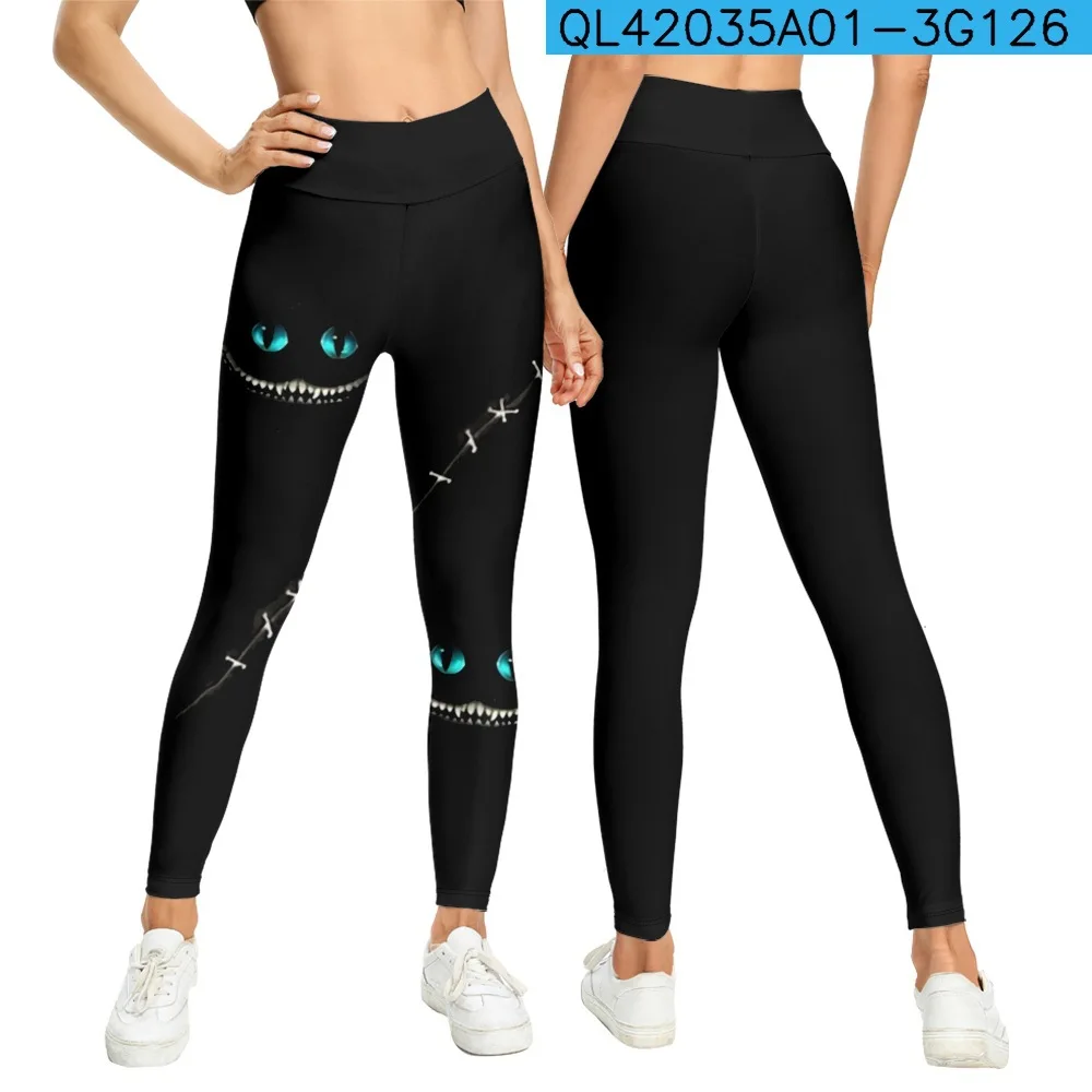 3d dia das bruxas esqueleto padrão impresso esporte leggings mulheres calças de yoga ginásio roupas femme sem costura leggins senhoras leginsy legins