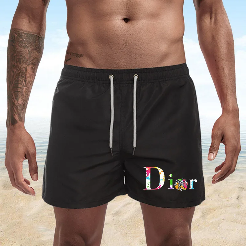 2024 Summer Man Swimwear Swim Shorts Trunks Beach Board Shorts Swimming Pants Swimsuits Mens Running Sports Surffing Shorts