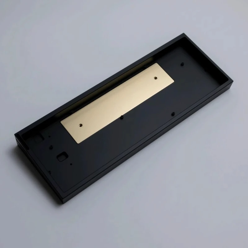 

XZ60 Keyboard Shell Aluminum Alloy Anode/electrophoresis Process Custom Metal Shell for GH60/wooting60he Mechanical Keyboard