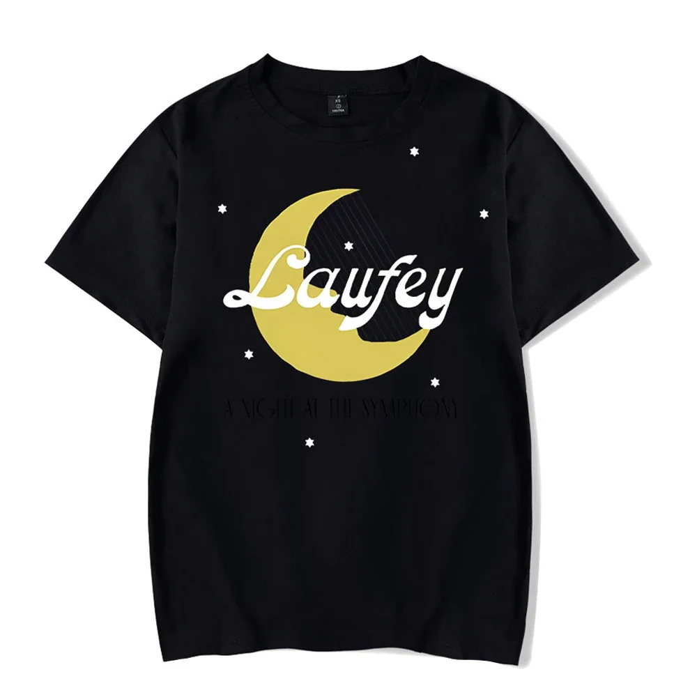 Laufey Merch A Night At The Symphony Tee Unisex T-shirt Short Sleeve Women Men Summer Casual Tee Top