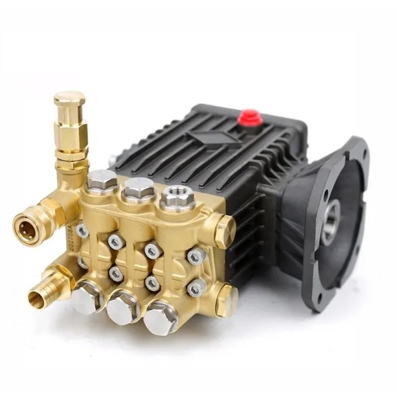 FOR High Pressure Brass Triplex Plunger Pump M series Hollow Shaft 24/28mm 130-150bar 11-19LPM for Motor drive Washer
