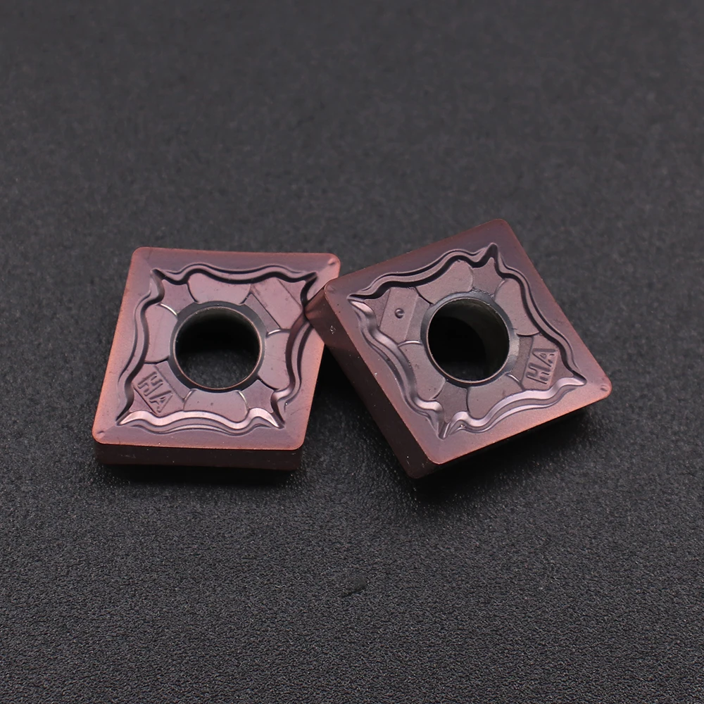 100pcs cnmg120404 ha 1125カーバイドブレードCNmg 120408高品質外部ターニングツールステンレス鋼回転インサート
