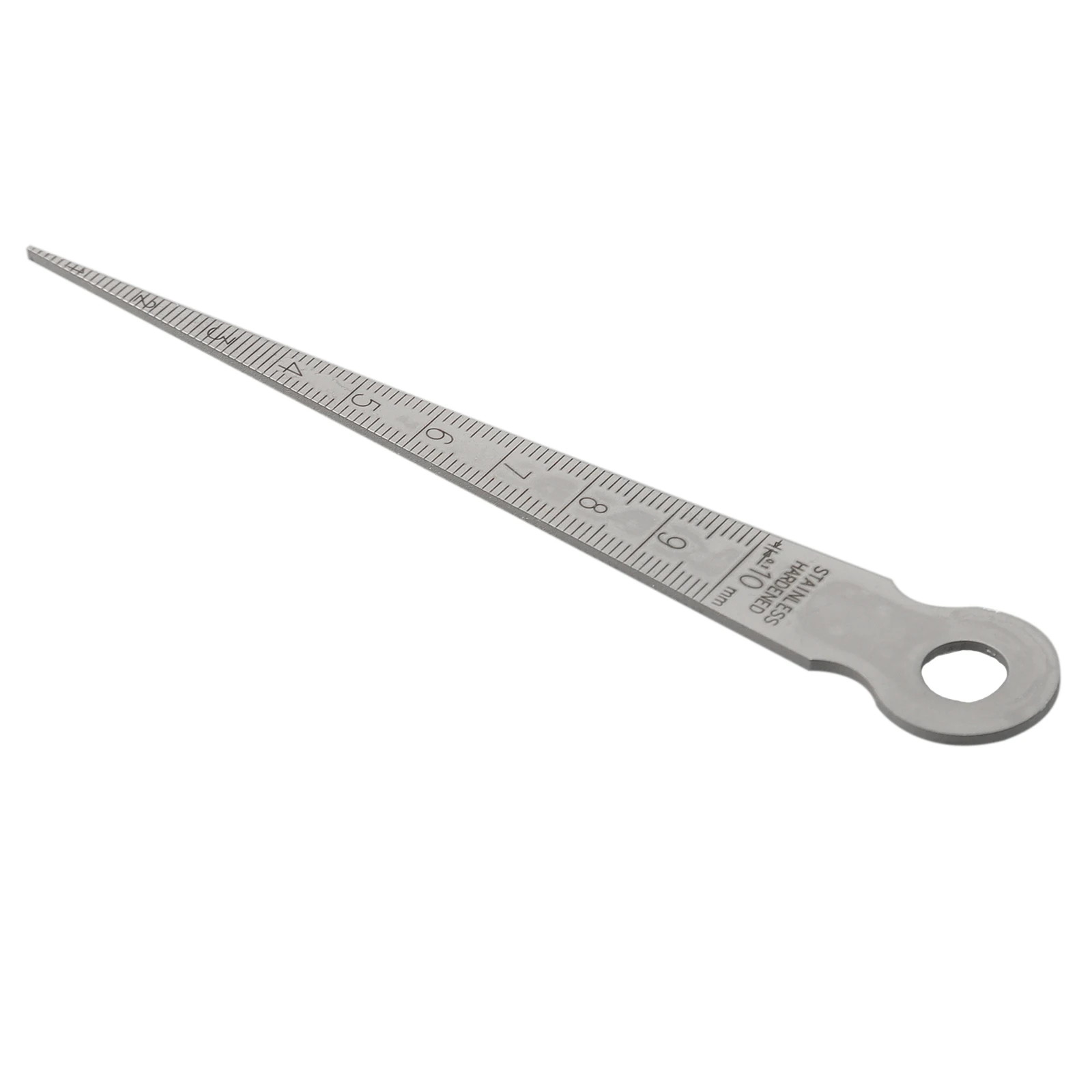 Gap Hole Measuring Taper Gauge Feeler Easy To Read Rustproof Stainless Steel Wearable Depth Clearance Measurement