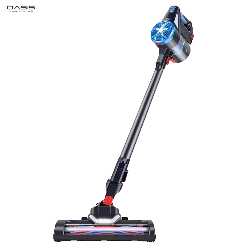 Haier Cordless Vacuum Cleaner - Upright, Powerful, Handheld. Anti-tangle. For Car. Electric Push Type.