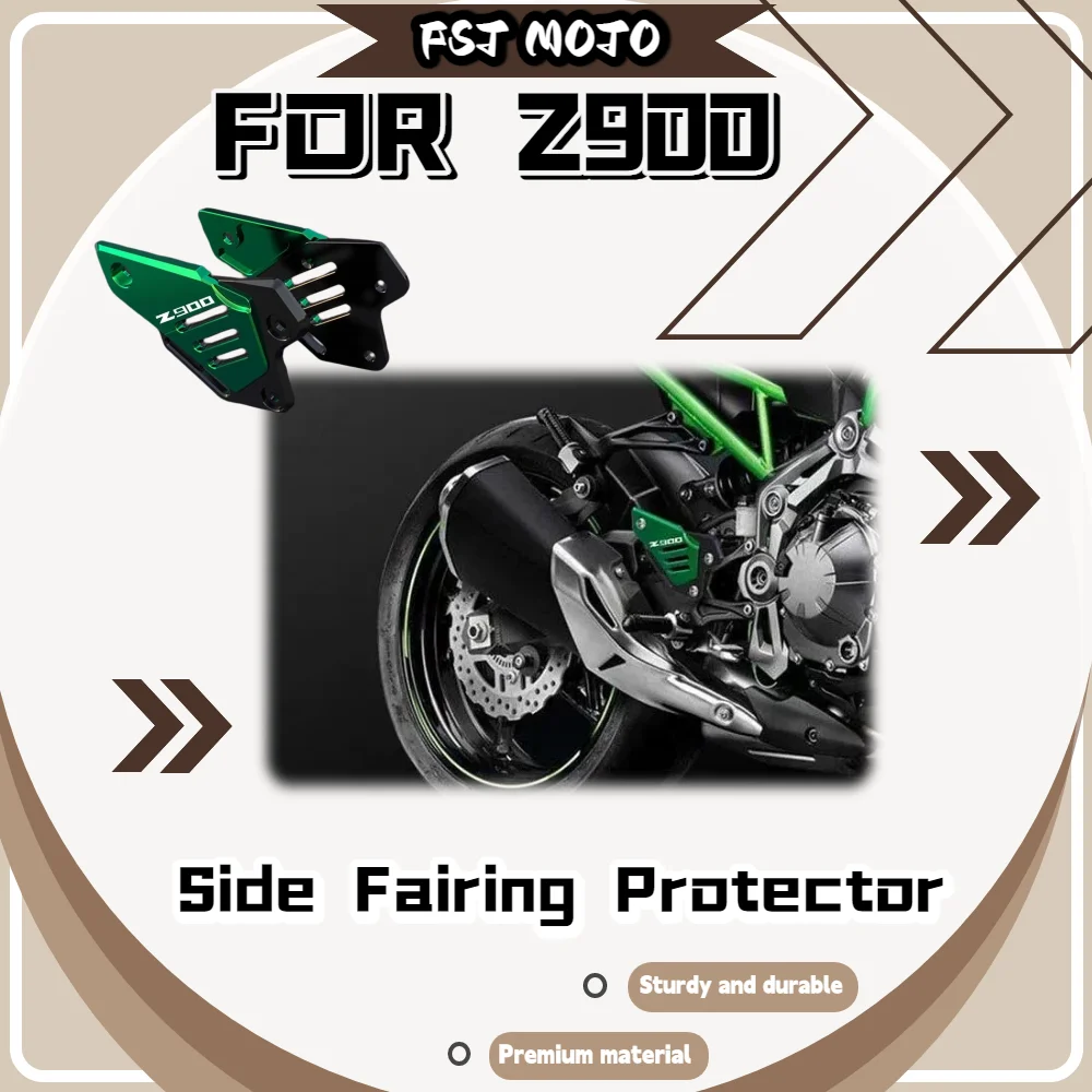 For Z900 Dedicated Foot Side Panel Buffer Ground Impact Prevent Footpeg Shell Scratch In Falling Accidents Riding Parts