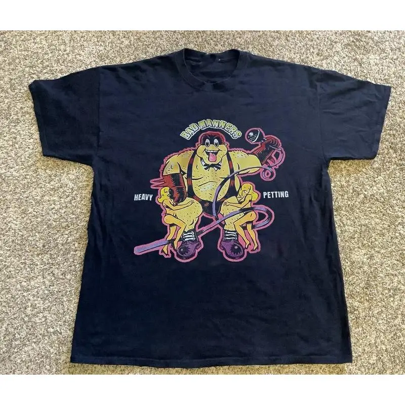 NEW BAD MANNERS T Shirt Fan  Black All Size OM97