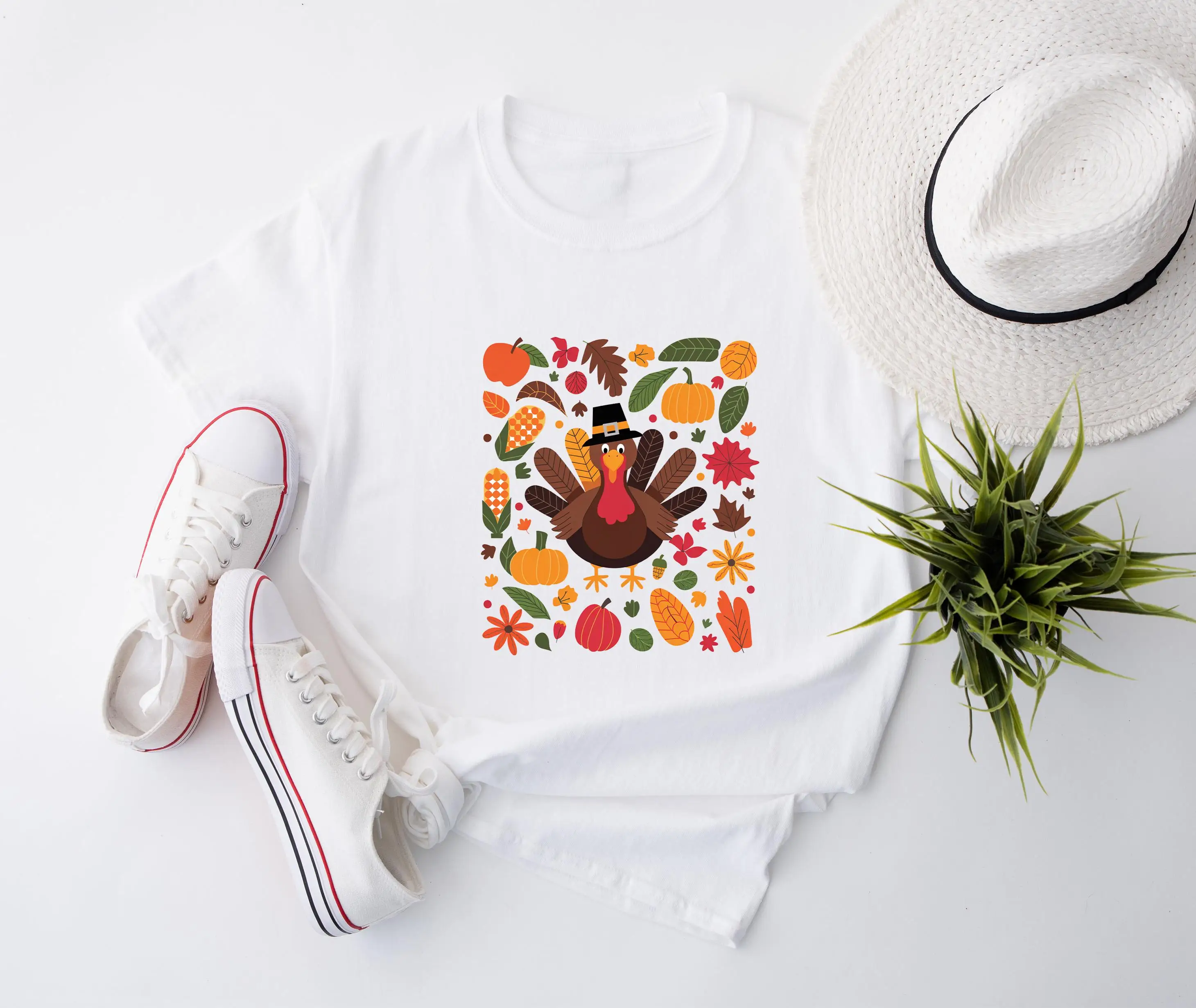 

Pumpkin Thanksgiving T Shirt For Christians Boho Christian Autumn Season