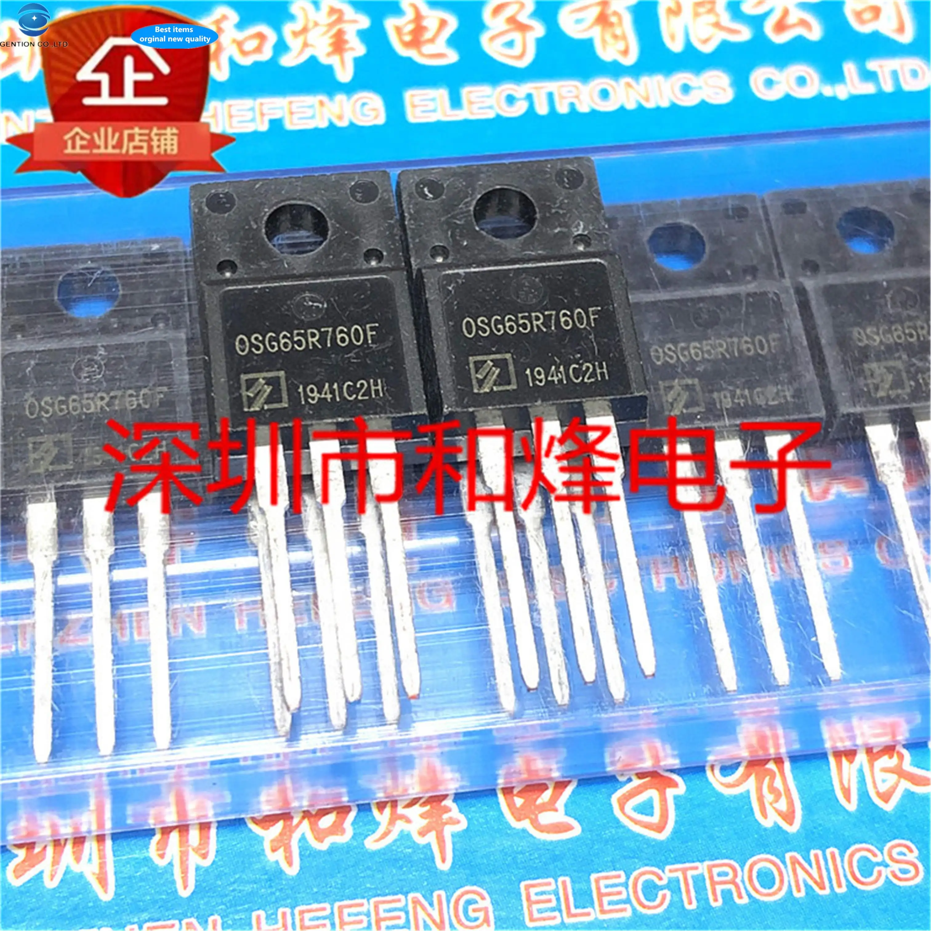 

10 шт. 100% оригинал, новый OSG65R760F TO-220F 7A 650 В Nch