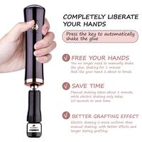 Glue Shaker for Eyelash Extensions, Electric Nail Lacquer Shaker, Electric Shaker Time Saving Handsfree Tool Glue Nails Pol D3I3