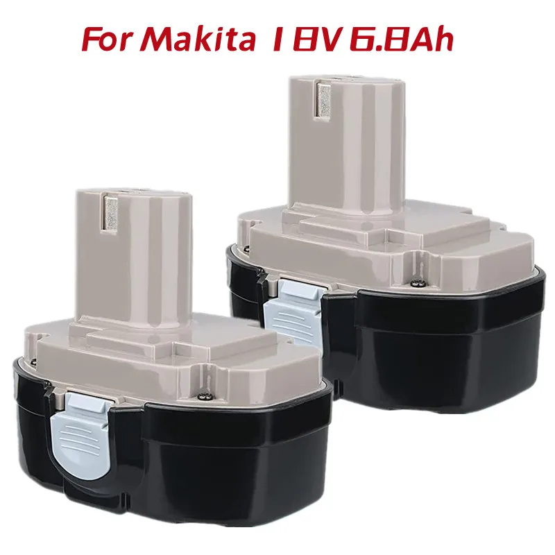 

6800mAh Ni-MH Battery for 18V Makita PA18 1822 1823 1833 1834 1835 1835F 192828-1 192829-9 193061-8 193102-0 193140-2 193159-1