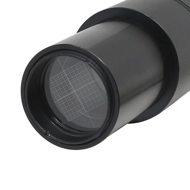 Microscopio ocular, micrómetro 0,5x0,5, calibración de cuadrícula DIV, 0,05mm, regla de retícula cruzada, medición de lente deslizante, diámetro de 20mm y 24mm