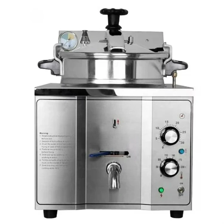 Customizable Household Restaurant Electric 16L Desktop Pressure Baking Deep Vacuum Fryer