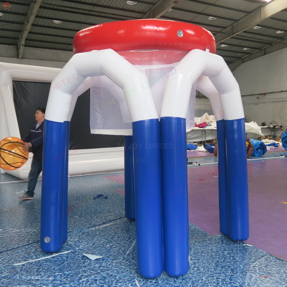 

Free Air Ship Commercial Party Rental Inflatable Basketball Shoot Hoop Sport Carnival Games