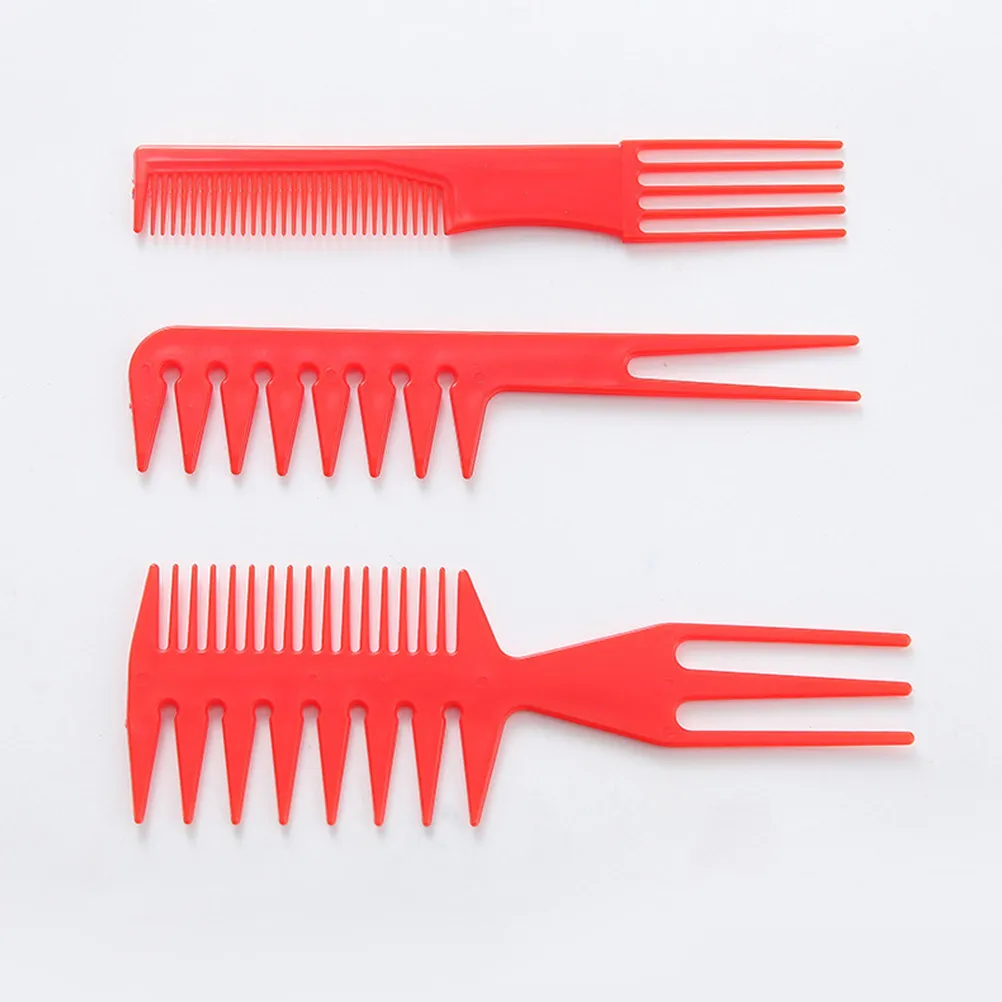 Hair Comb Set 20 Pieces for Women Salon Quality Plastic Smoothing Combs Comfort Grip Daily Styling Tools