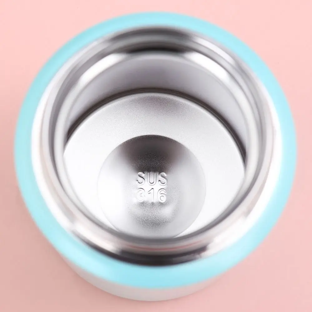 

Solid Color Mini Thermos Cup Stainless Steel Sending Portable Vacuum Flask Insulated Keeps Cold and Heat Thermal Water Bottle