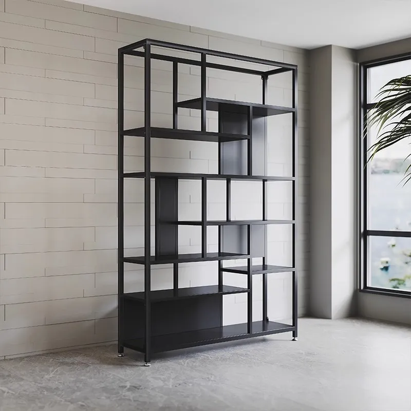 Light luxury metal rack home floor office partition decoration multi-layer creative display display stand