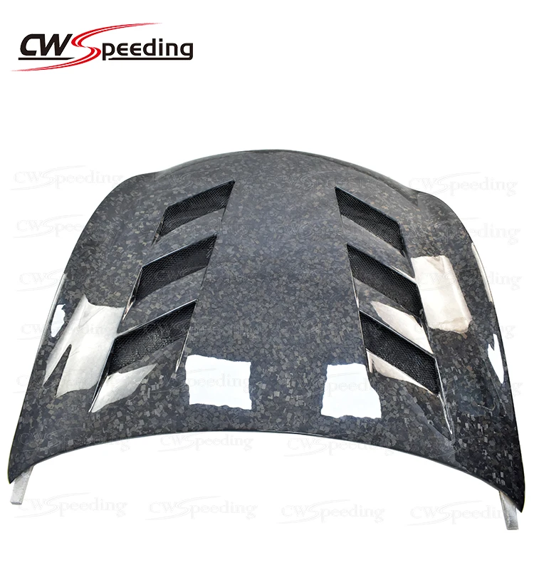 A STYLE FORGED CARBON FIBER ENGINE HOOD BONNET FOR 2008-2014 INFINITI G37 COUPE 2DOOR