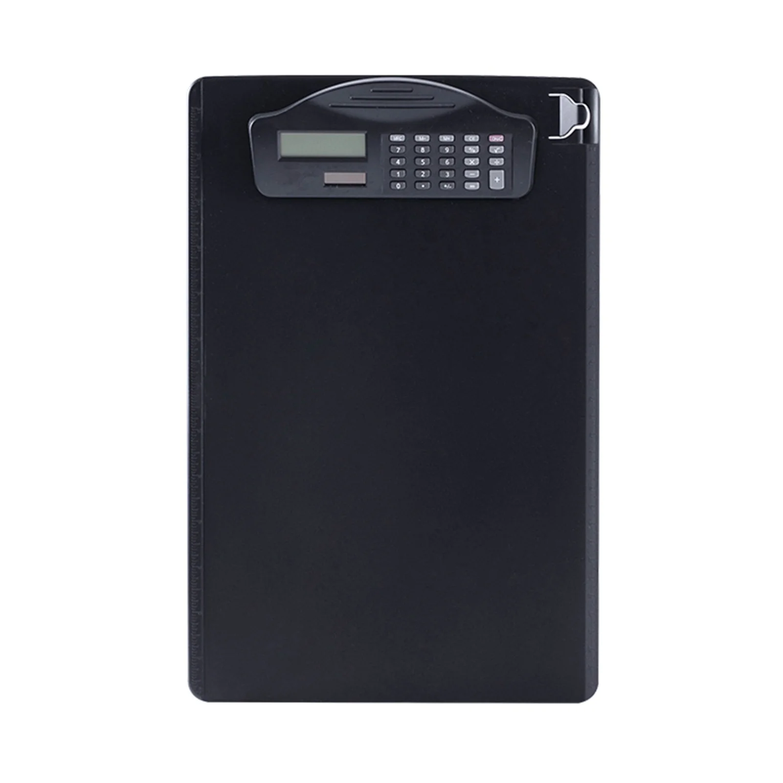 Clipboard with Binder Calculator Writing Pad Pen Slot & Scale for A4 Paper File Suitable Student Office Business