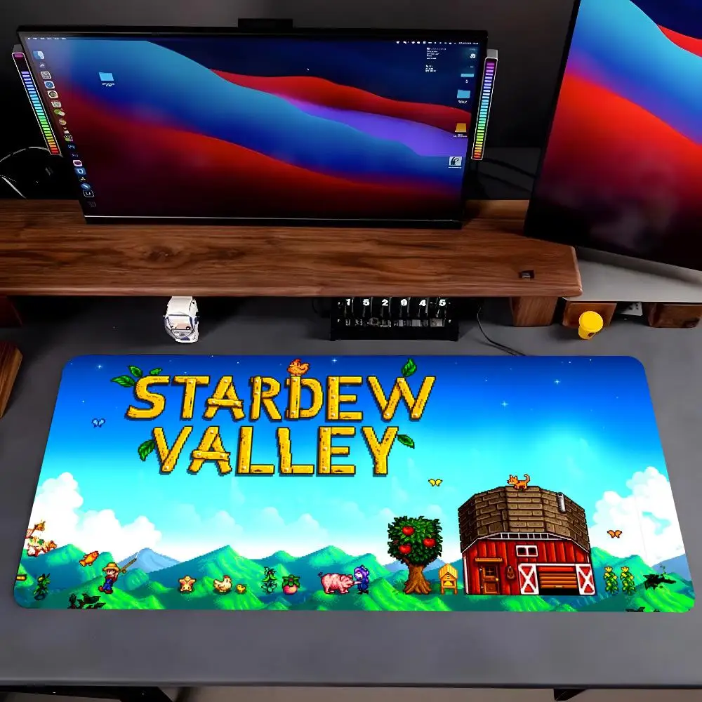 

Коврик для мыши Stardew Valley с мультяшным рисунком, большой игровой коврик, компьютерный геймерский коврик для клавиатуры и мыши, Настольный Коврик Для Мыши для ПК, Настольный коврик