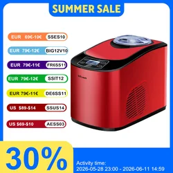 1PC Home full automatic ICM-15A mini ice cream machine household intelligent ice cream maker 1.5L Capacity 140W Ice Cream Makers