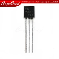 20pcs/lot 2N7000 TO92 Small  MOSFET 200 mAmps, 60 Volts N-Channel TO-92  In Stock