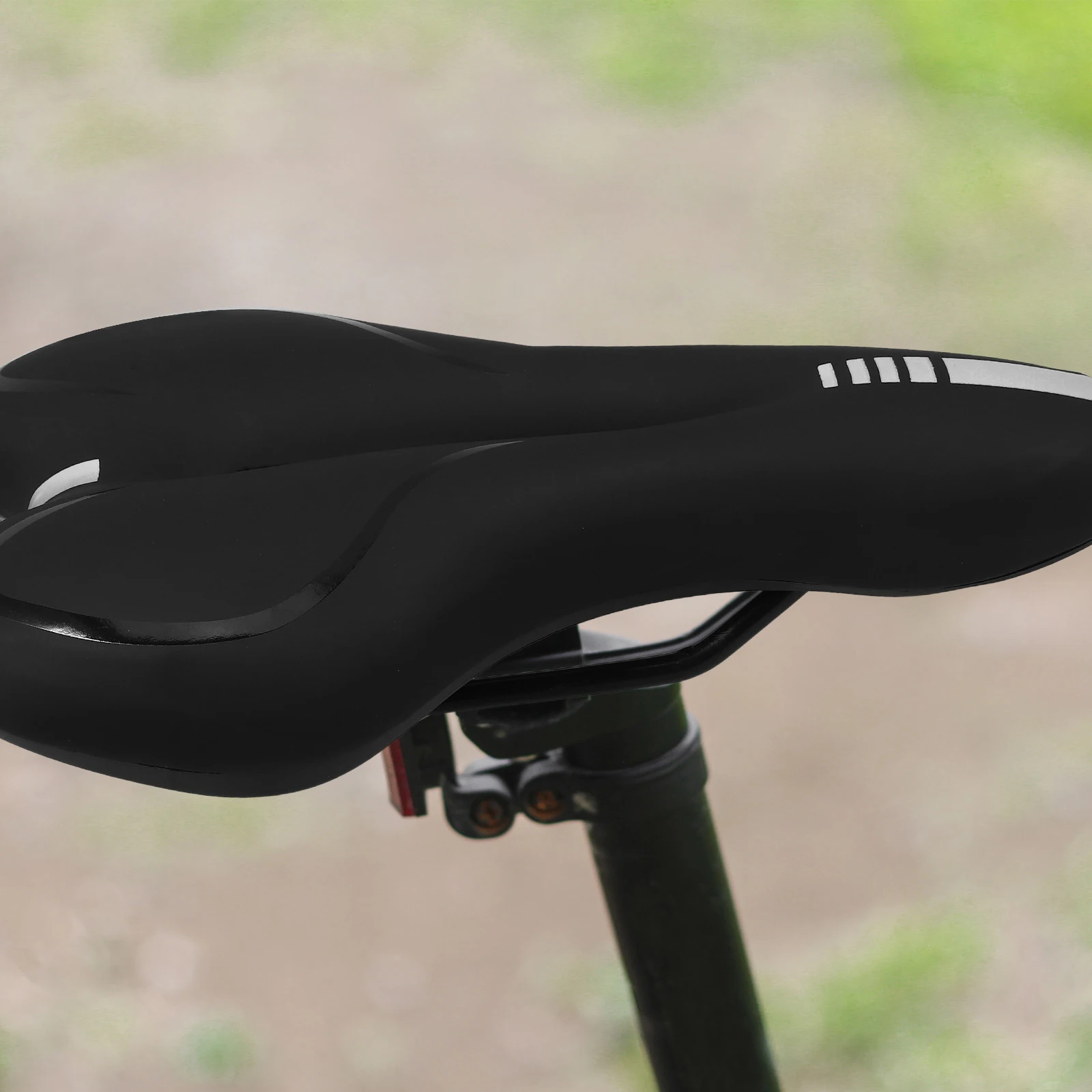 

Bicycle Seat Comfrotable Bike Saddle Cycling Cushion for Thicken Road Black Pad