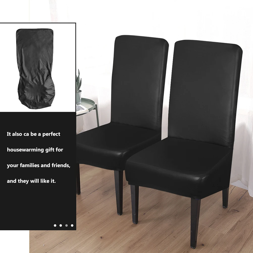 

PU Waterproof Cover Chair Supplies Seat Backrest Decor Elastic Design Home Party Banquet Sofa Cover
