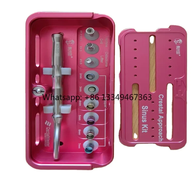 

New Arrival Improved Percussion Internal Lifting Tool Box Maxillary Sinus Floor Lifting Toolkit Fast shipping