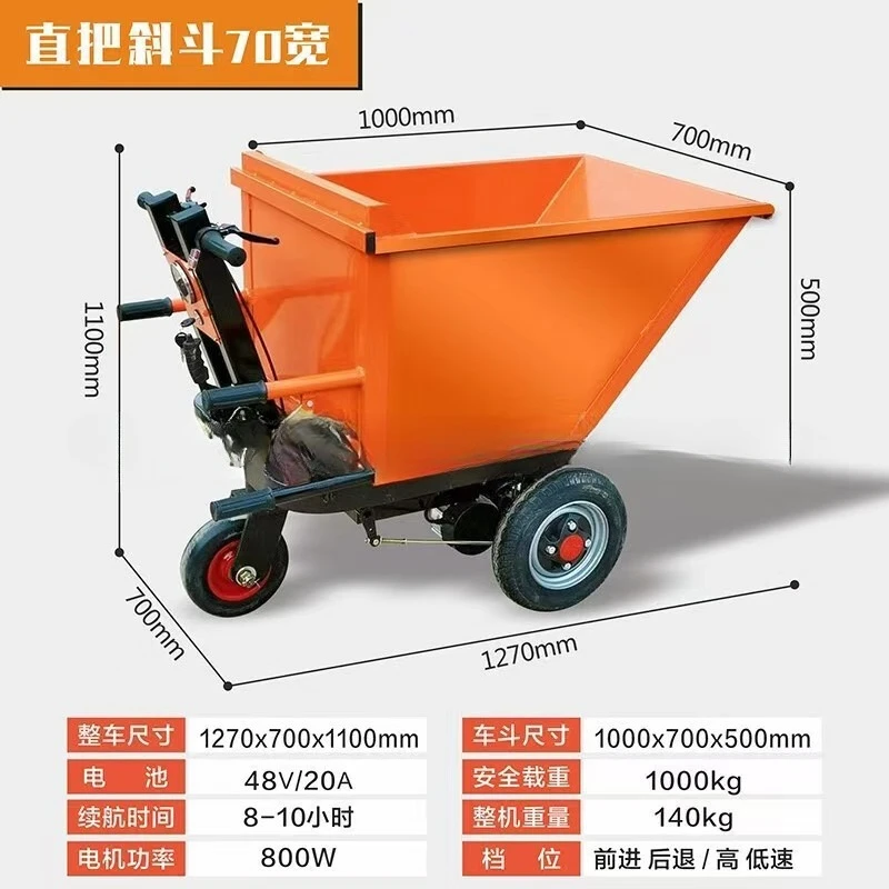 

Construction Site Tricycle Electric Trolley, Manure Handling Breeding and Transportation Dump Truck Видеокарта