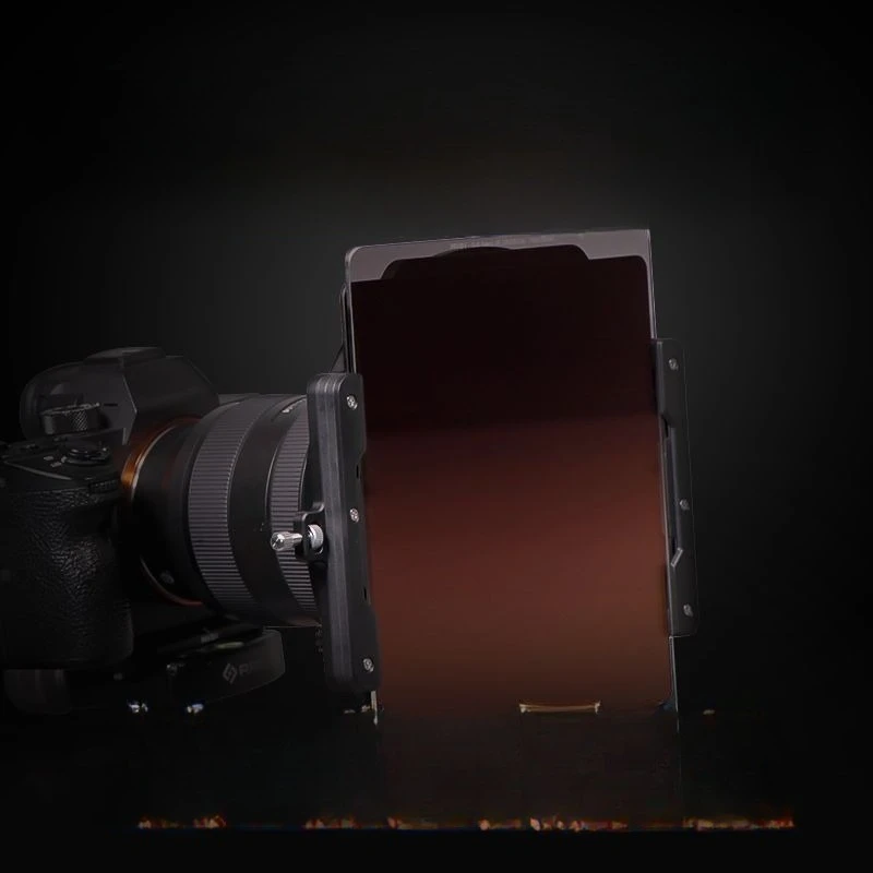 Filter holder set, ultra-wide-angle square mirror holder system for bubble head