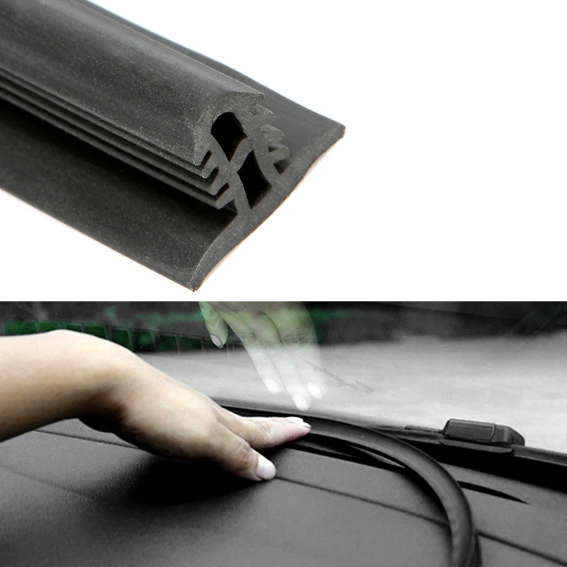 

Car Dashboard Sealing Strips Center Console Seal Strip Front Windshield Noise Elimination Soundproof Dustproof Rubber Strip