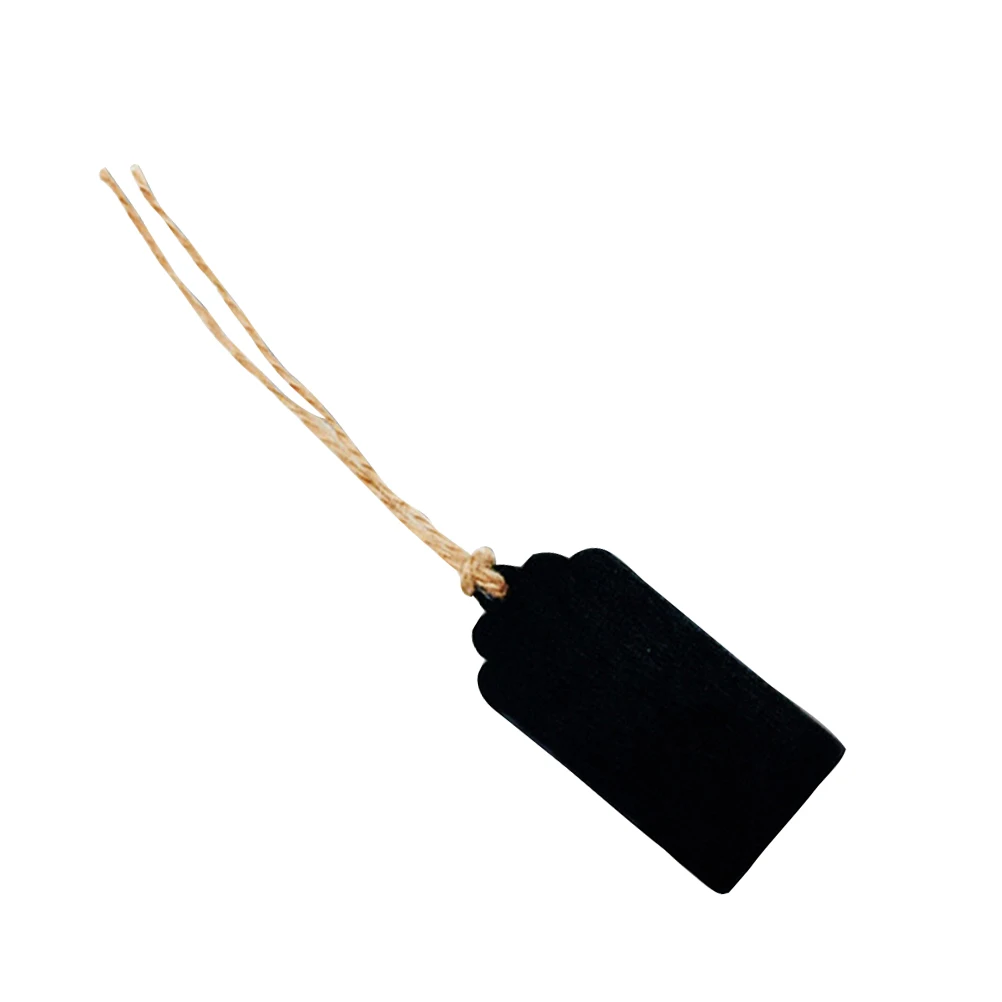 

20pcs Rectangular Hanging Blackboard Tags Double-Sided Diy Pendant For Home Classroom Party Decoration Crafts