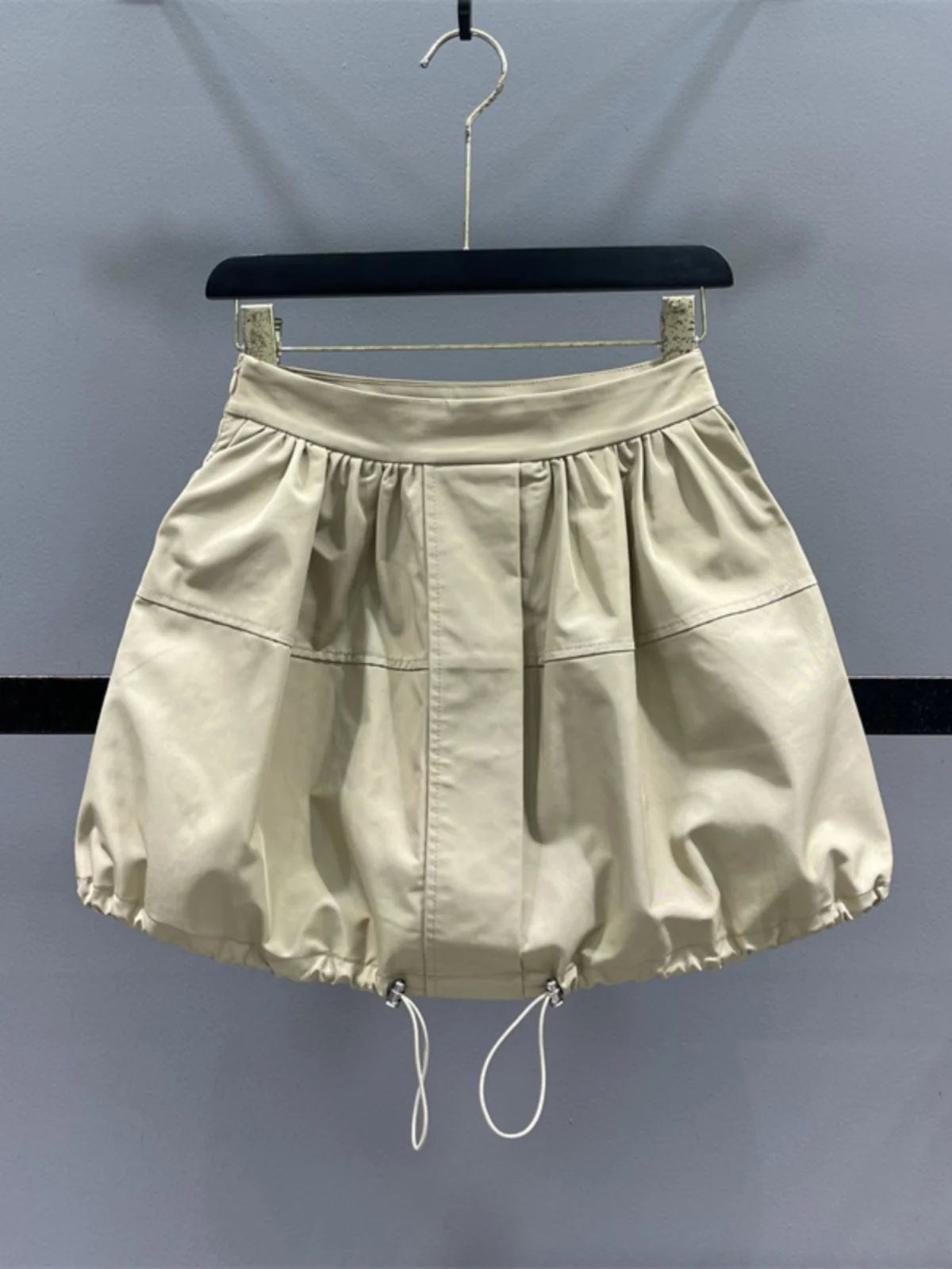 Vintage Sweet Bud Skirt Women A-line Lace-up High Waist Female Skirts Faldas Ajustadas Short Skirts with Lining Dropship Wh2