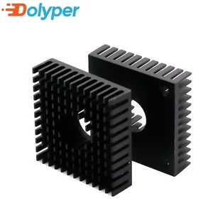 2-6pcs 3D Printer Aluminium Motor Heatsink Hitam Radiator 40x40x10mm untuk 3D Printer 42 Motor Stepper Pendingin Ekstruder Ujung Panas 8 heatsink printer 3d penjualan terbaik - №