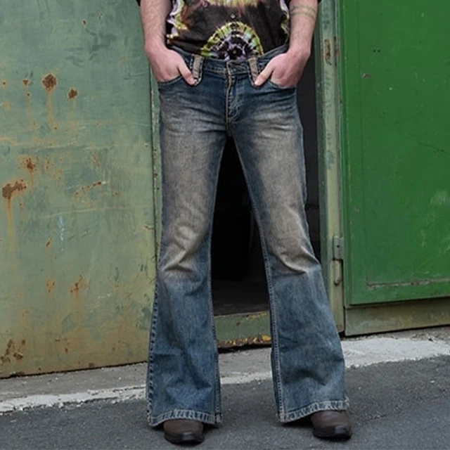 Pantalone a zampa uomo store