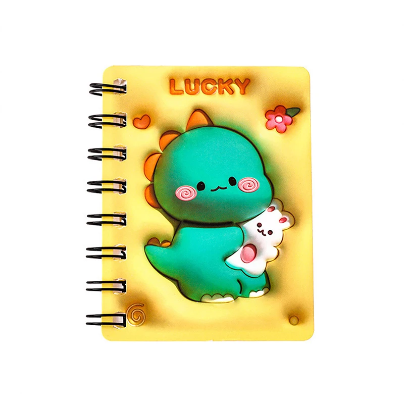 Expansion Coil This Student High Appearance Level 3D Stereoscopic Drawing Mini Pocket Notepad