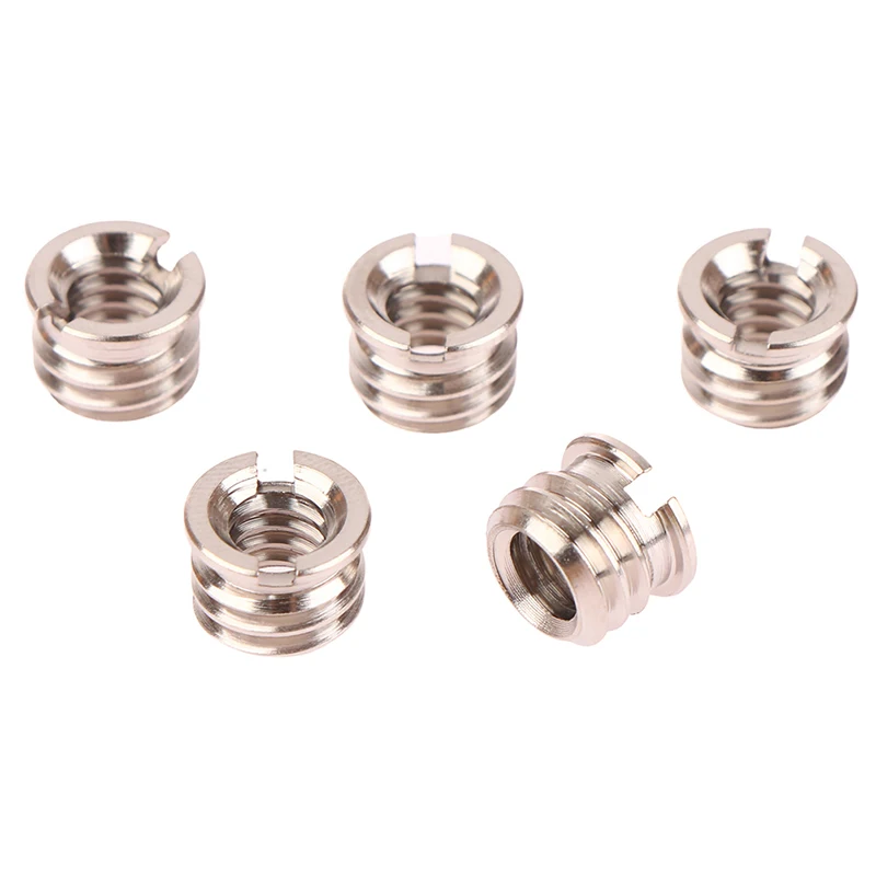 5Pcs Camera Screw Nut 1/4 To 3/8 Inch Convert Screws Standard Adapter Screw Quick Release Screw Tripod Mount Adapter Screw