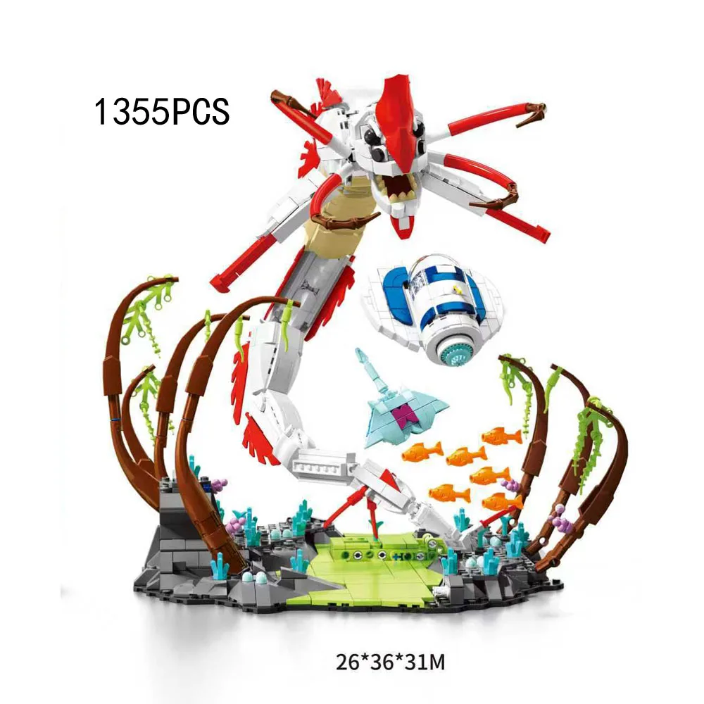 

Idea Deep Sea Monsters Building Block Demon Beast Kraken Construction Sets Bricks Model Sets Toys Collection For Kids Gifts
