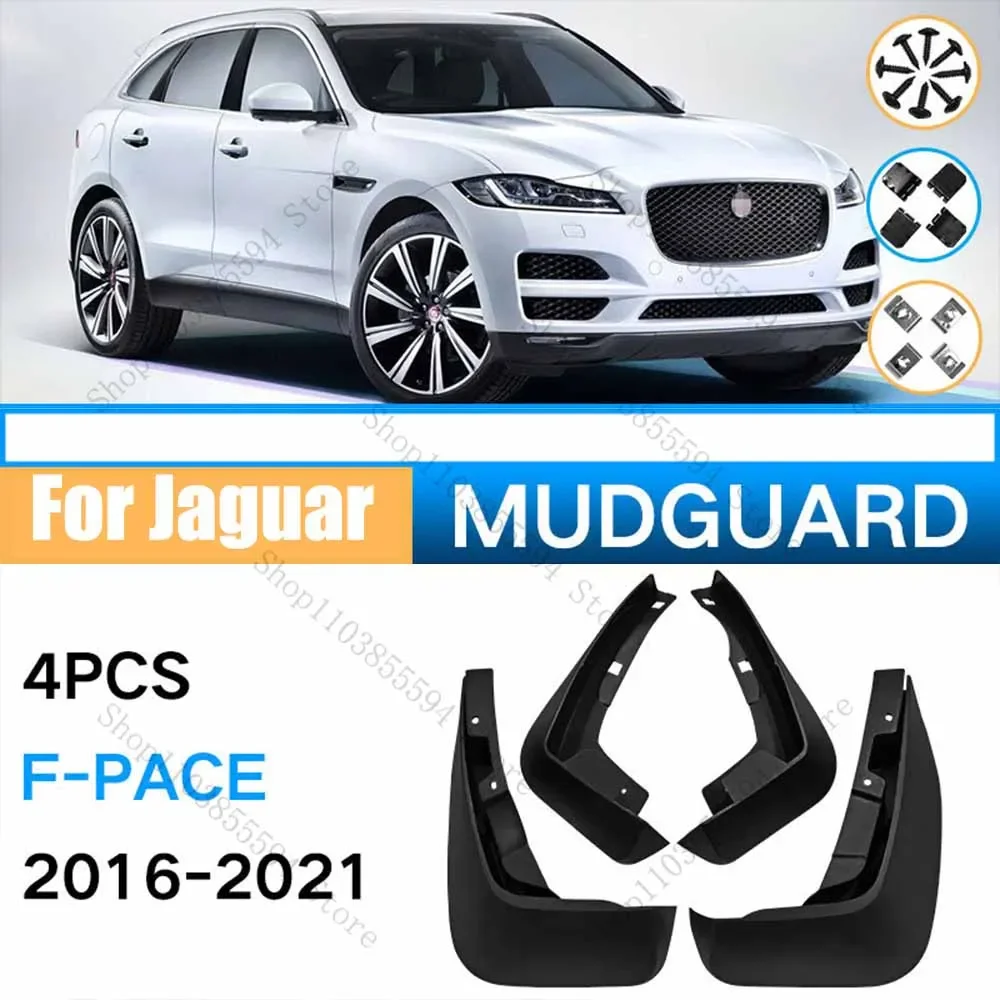 

Mudguard For Jaguar F-PACE 2016-2021 FPACE F PACE Front Rear Mudflaps Mudguards Car Accessories Splash Guard Fender Mud Flap