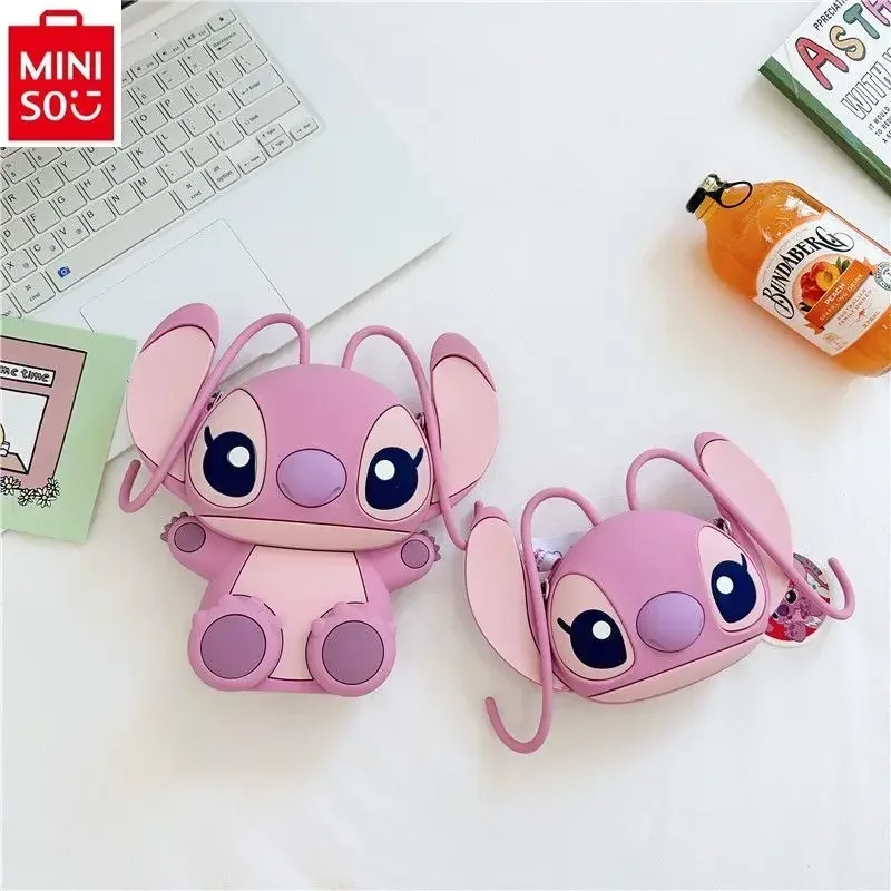 MINISO    Disney Interstellar Baby Silicone Crossbody Bag Children's Cute Cartoon Multi functional Mobile Money Storage Wallet