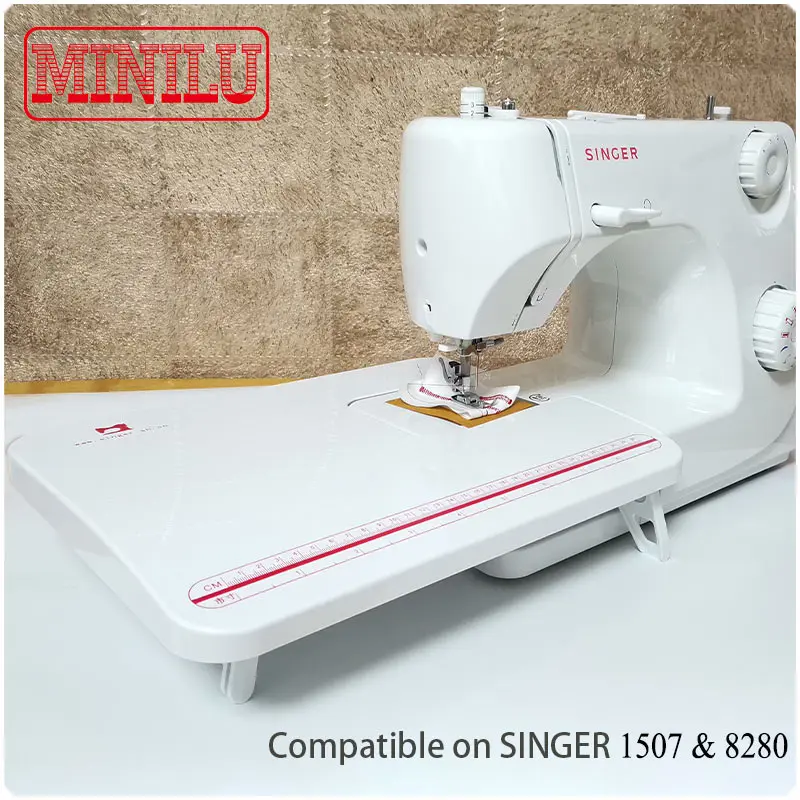 SINGER 1507 macchina da cucire tavolo zigrinatura estensione piattaforma di espansione accessori per cucire fai da te per macchina da cucire 8280