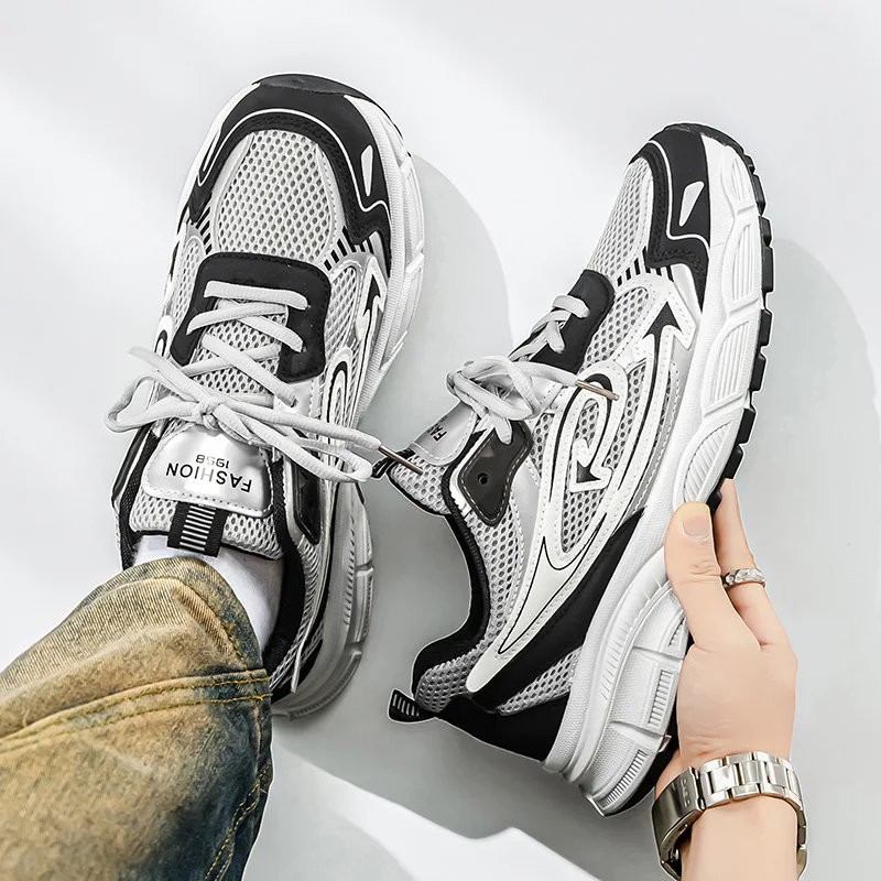 Men's Casual Sports Shoes Fashion Breathable Trends Mens Designer Sneakers Breathable Antiskid Cozy Jogging Tennis Shoes Tenis