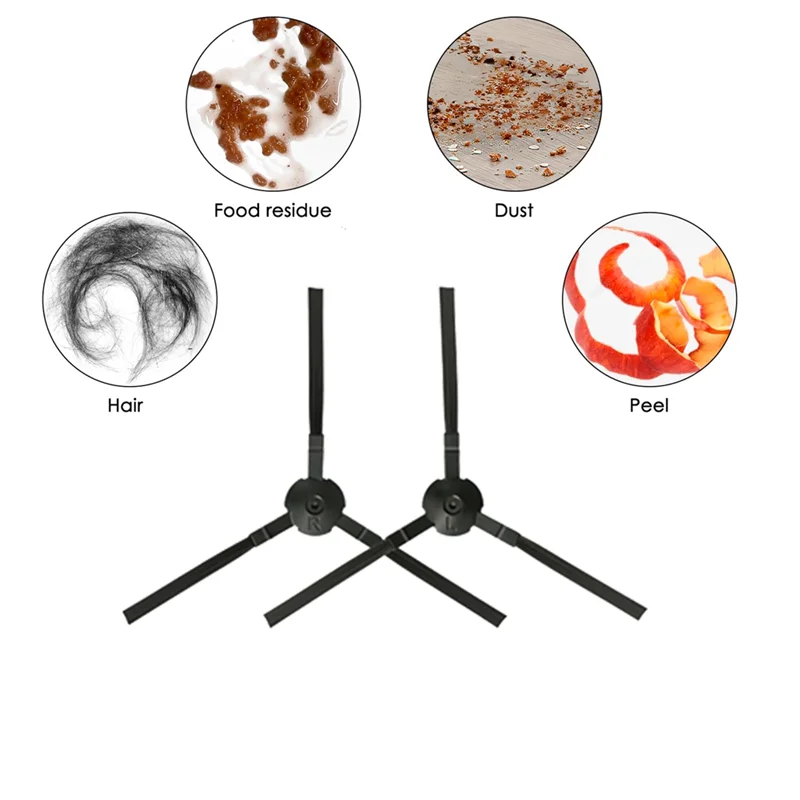 

T99C-12 Pcs Side Brush For Ilife V9 / V9 Pro / G9 / G9 Pro Robot Vacuum Cleaner Parts Replacement