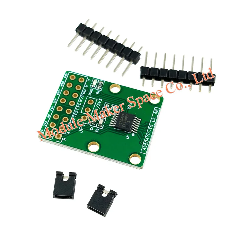 AS5047P AS5047D Magnetic Encoder Module SPI ABI PWM Output 12Bit High Precision 3.3V 5V Compatible Adapter Board for Arduino