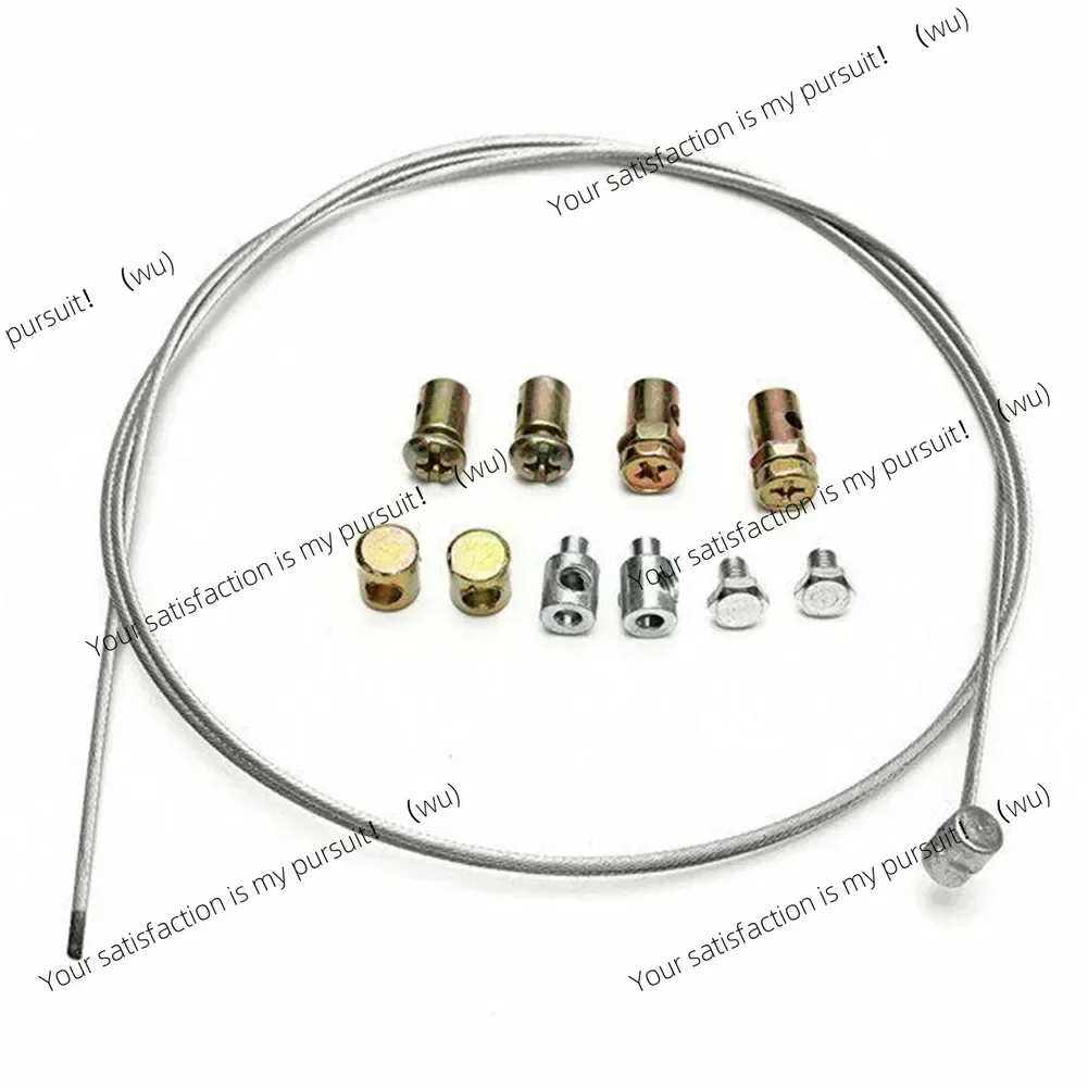 Outdoor Throttle Clutch Cable Lawnmower Cable Lawn Mower Accessories Nipple With Sleeve/Nut Set Steel Wire High Reliability