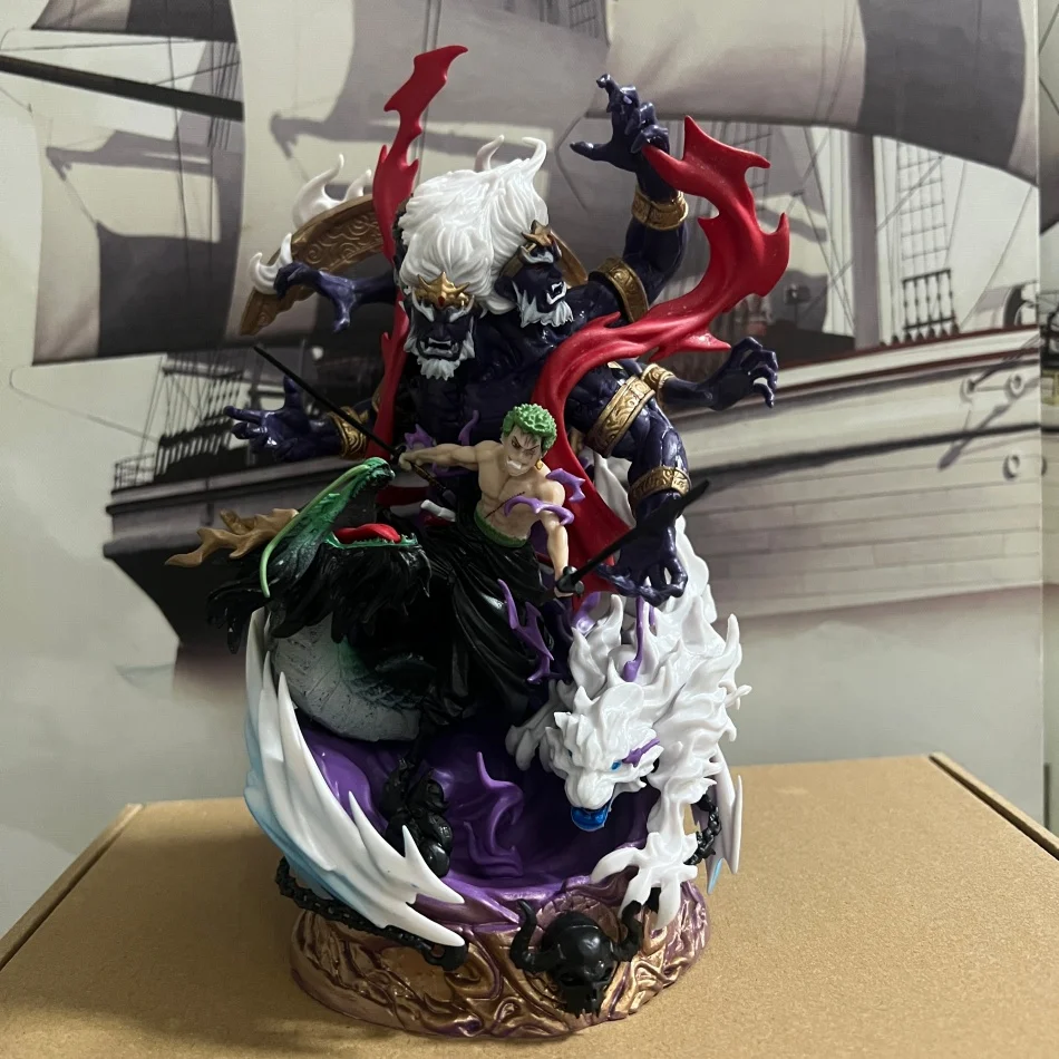 

Цельная аниме-фигурка Lx Sauron ручной работы King Hell Yan Mo Luo Luo Noah, модель статуи, украшения, аксессуары для дома, Рождественский подарок